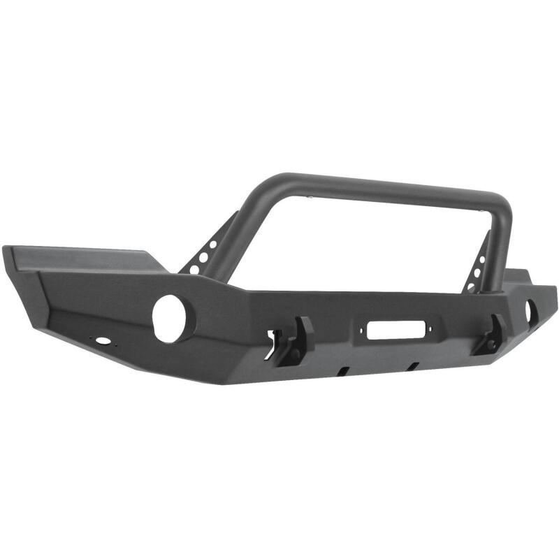 Westin 07-18 Jeep Wrangler JK WJ2 Full Width Front Bumper w/Bull Bar Textured Black