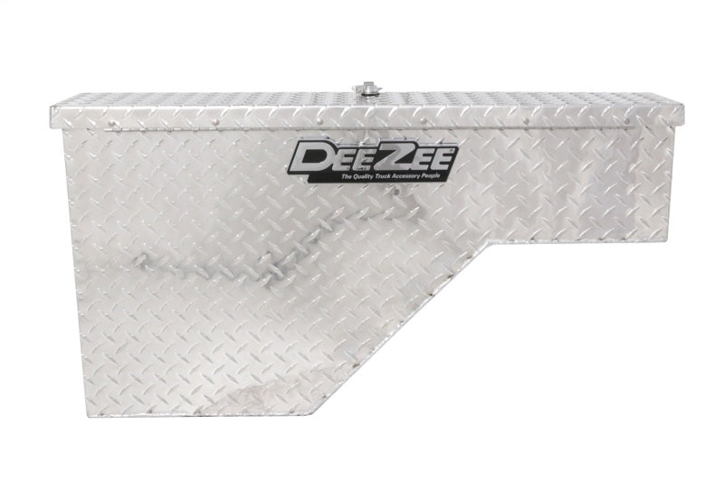 Deezee Universal Tool Box - Specialty Wheel Well BT Alum (Passenger Side)