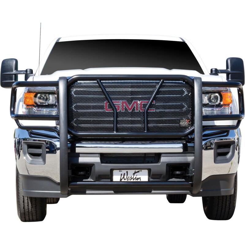 Westin 2015-2018 GMC Sierra 2500/3500 HDX Grille Guard - Black