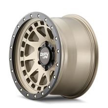 Load image into Gallery viewer, Dirty Life 9311 Enigma Pro 17x9/6x139.7 BP/-12mm Offset/106mm Hub Satin Gold Wheel - Beadlock