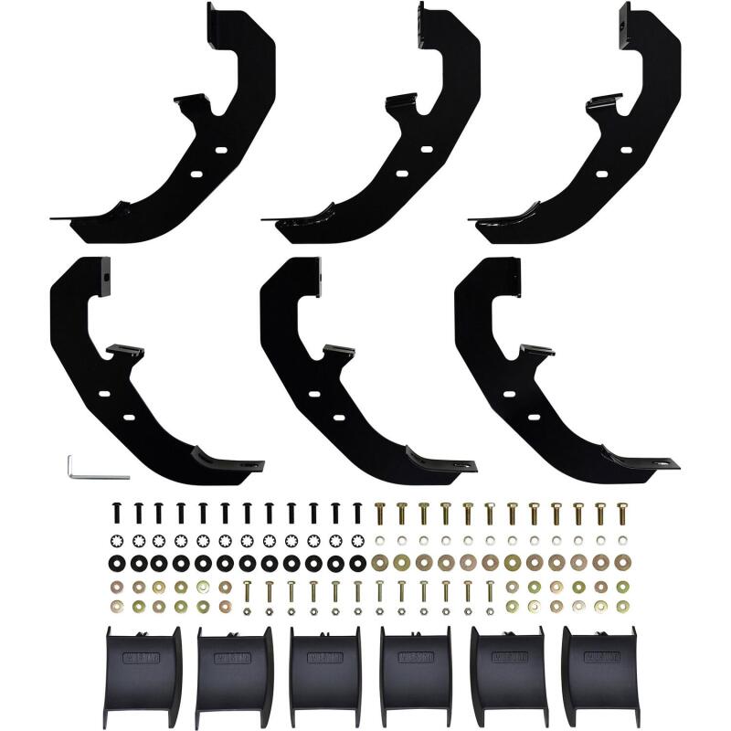 Westin 19-21 Chevrolet Silverado Crew Cab PRO TRAXX 6 Oval Nerf Step Bars - Black