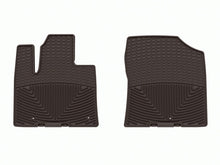 Load image into Gallery viewer, WeatherTech 21-23 Hyundai Santa Fe (Incl. 22-23 Plug-In Hybrid) Front All-Weather Floor Mats - Cocoa