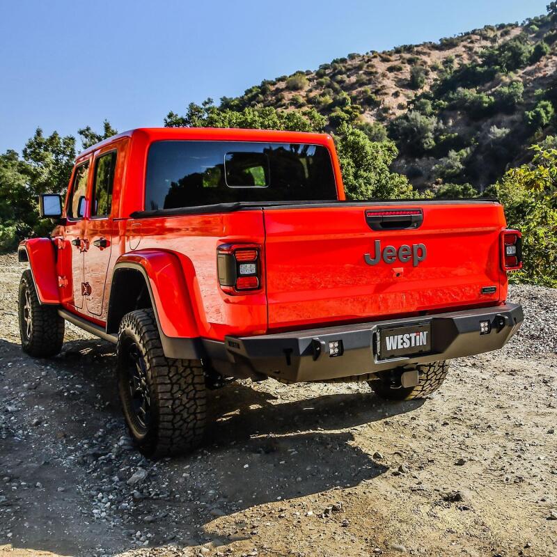 Westin 2020 Jeep Gladiator WJ2 Rear Bumper - Textured Black