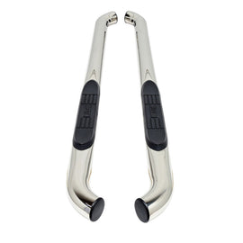 Westin 24-26 Toyota Tacoma Xtra Cab E-Series 3 Nerf Step Bars Stainless Steel