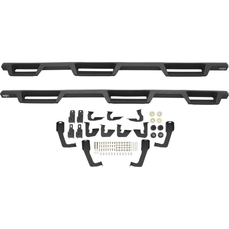 Westin/HDX 07-18 Chevrolet Silverado (Excl. Classic) 6.5ft. Bed Drop W2W Nerf Step Bars - Tex. Blk