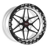 Weld S81 17x10 / 5x4.5 BP / 8.0in. BS (64mm Offset) Black Wheel 3.18 ID (Low Pad)