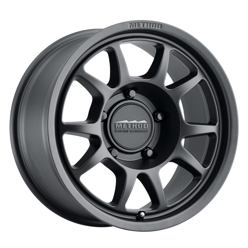 Method MR702 17x7.5 +50mm Offset 5x130 78.1mm CB Matte Black Wheel