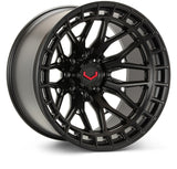 Vossen LCX-02 20x9 - 6x139.7 - ET18 - Deep - 78.1 - Satin Black Wheel