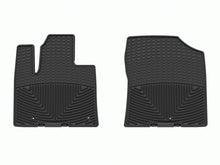 Load image into Gallery viewer, WeatherTech 21-23 Hyundai Santa Fe (Incl. 22-23 Plug-In Hybrid) Front All-Weather Floor Mats - Black