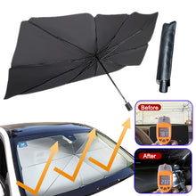 Load image into Gallery viewer, Foldable Car Windshield Sun Shade Umbrella UV Protection Heat Insulation Parasol Auto Front Window Cover Interior Protector Summer Gadgets