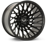Vossen VFX-02T 22x10 - 8x165.1 - ET18 - Super Deep - 125.1 - Satin Black Wheel