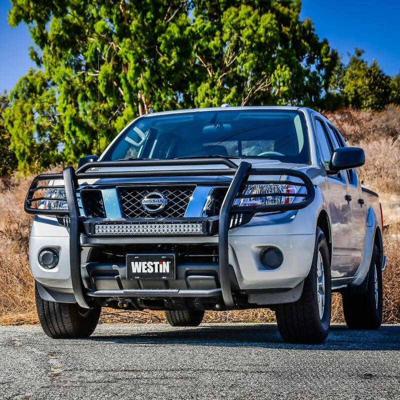 Westin 12-20 Nissan Frontier Sportsman X Grille Guard - Textured Black