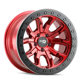 Dirty Life 9303 DT-1 17x9 / 6x139.7 BP / -12mm Offset / 106mm Hub Crimson Candy Red Wheel