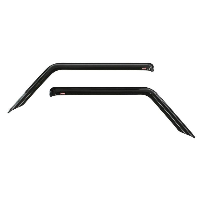 Westin 2018-2019 Jeep Wrangler JL Wade Slim Wind Deflector 2pc - Smoke