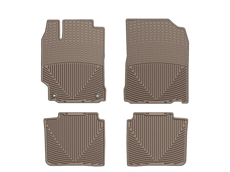 WT Rubber Mats - Front - Tan