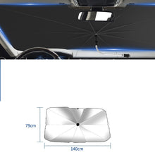 Load image into Gallery viewer, Foldable Car Windshield Sun Shade Umbrella UV Protection Heat Insulation Parasol Auto Front Window Cover Interior Protector Summer Gadgets