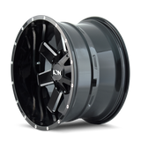 ION Type 141 17x9 / 8x165.1 BP / -12mm Offset / 130.8mm Hub Gloss Black Milled Wheel