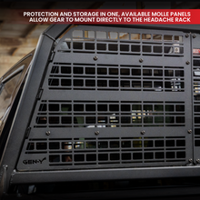 Load image into Gallery viewer, Gen-Y 19+ Dodge Ram 2500/3500 Defender 2 Outer Louver Panel for Headache Rack - Black