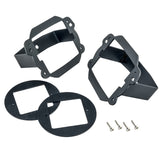 Oracle Jeep JK Fog Light to Cube Light Conversion Mount Brackets (Pair) w/ Bezel SEE WARRANTY