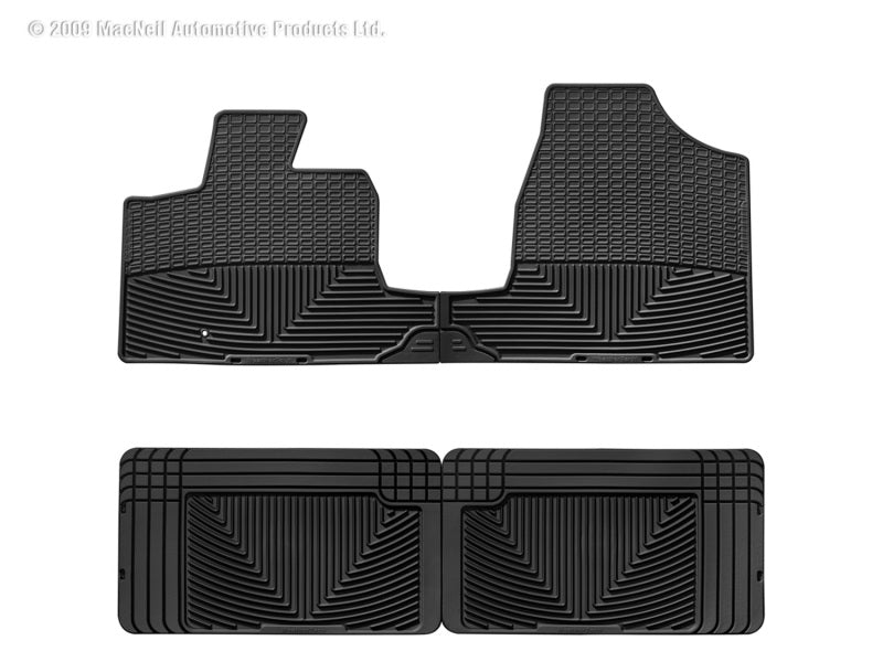 WT Rubber Mats - Rear - Blk