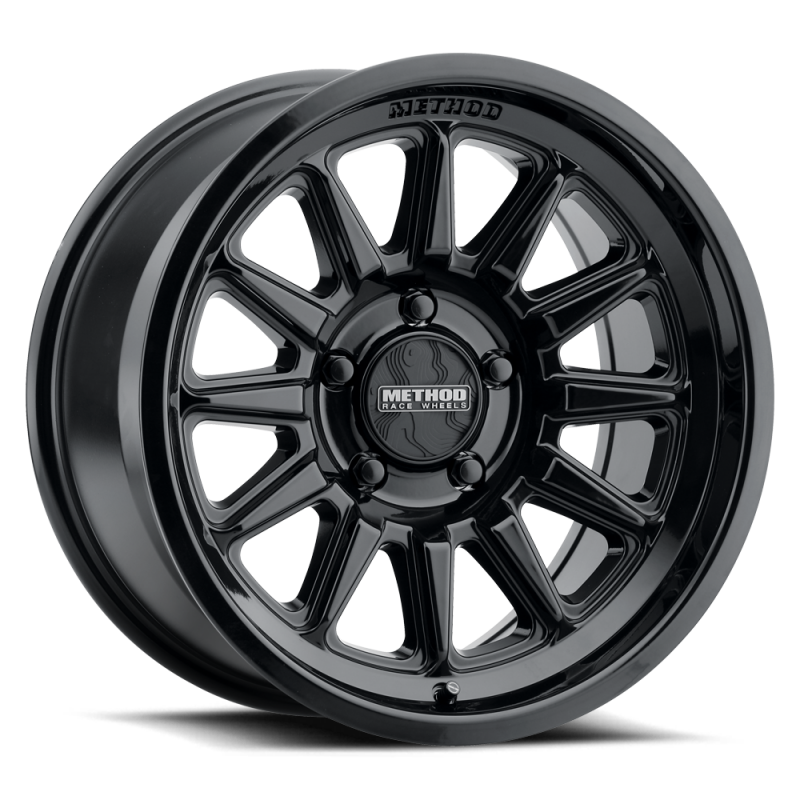 Method MR323 17x9 / 5x4.5 BP / -38ET / 3.47in BS / 83mm CB - Gloss Black Wheel