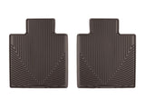 WeatherTech 22-24 Toyota Tundra/Tundra Hybrid Rear Rubber Mats - Cocoa