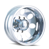 ION Type 167 20x8.25 / 8x165.1 BP / Low Offset / -2.93in BS / 121.3mm Hub Polished Wheel