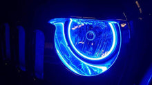 Load image into Gallery viewer, Oracle Jeep Wrangler JK 07-17 LED Waterproof Halo Kit - ColorSHIFT w/ Simple Controller SEE WARRANTY