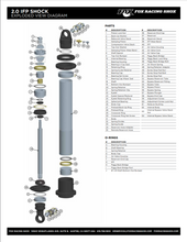 Load image into Gallery viewer, Fox (T) Dia. 1.834 Bore 20.900 TLG Steel Body Cap ID Thread Wire Ring End