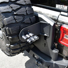 Load image into Gallery viewer, Westin 07-18 Jeep Wrangler JK / 18-22 Jeep Wrangler JL RotoPax Mount - Tex. Blk