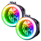 Oracle Dodge Challenger 08-14 LED Waterproof Fog Halo Kit - ColorSHIFT SEE WARRANTY