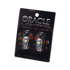 Oracle T10 5 LED 3 Chip SMD Bulbs (Pair) - Cool White