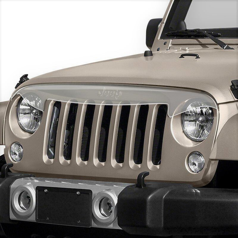 Putco 07-18 Jeep Wrangler JK - Clear Condor Jeep Hood Shield