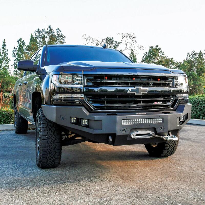 Westin 15-19 Chevrolet Silverado 2500/3500 Pro-Series Front Bumper - Textured Black