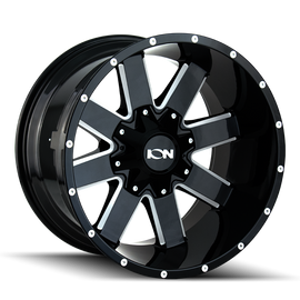 ION Type 141 17x9 / 6x135 BP / 13mm Offset / 106mm Hub Gloss Black Milled Wheel