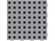 Load image into Gallery viewer, WeatherTech TechFloor - 3in X 12in Tiles(Left Loop) - Grey/Black **Order in Qtys of 10