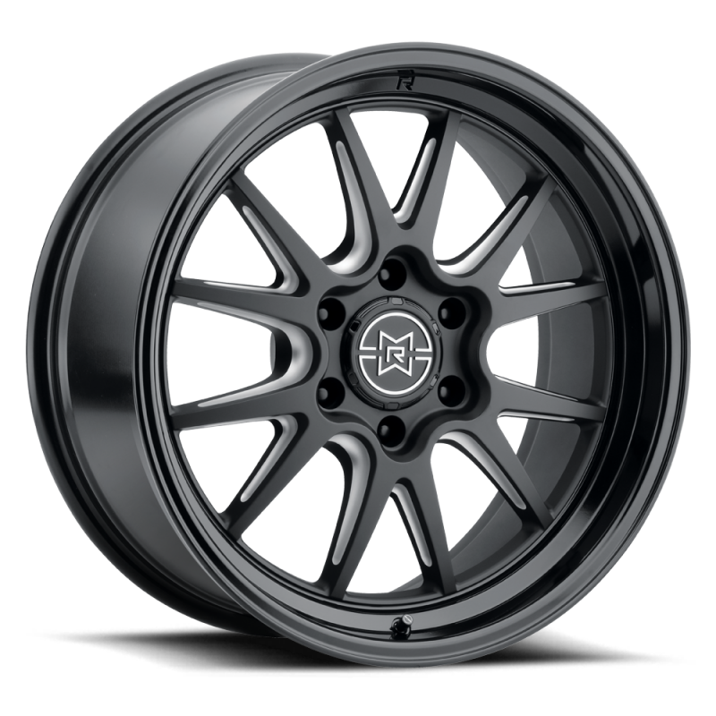 Method Raised MR802 22x10 / 8x170 BP / -18mm Offset / 125mm Bore - Double Black Milled Wheel