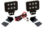 Putco 07-18 Jeep Wrangler JK - Qty 2 Luminix 4in Blocks w/ Window brackets Luminix Jeep LED Kits