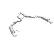 Load image into Gallery viewer, MagnaFlow Axle Back, SS, 3in, Competition, Dual Split Polished 4.5in Tip 2015 Ford Mustang GT V8 5.0