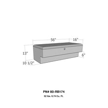 Load image into Gallery viewer, Westin/Brute LoSider Side Rail 56in Box - Aluminum