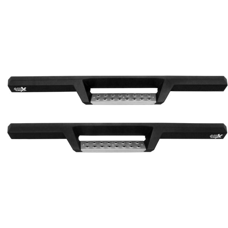 Westin 07-18 Jeep Wrangler JK 2dr. HDX Stainless Drop Nerf Step Bars - Tex. Blk