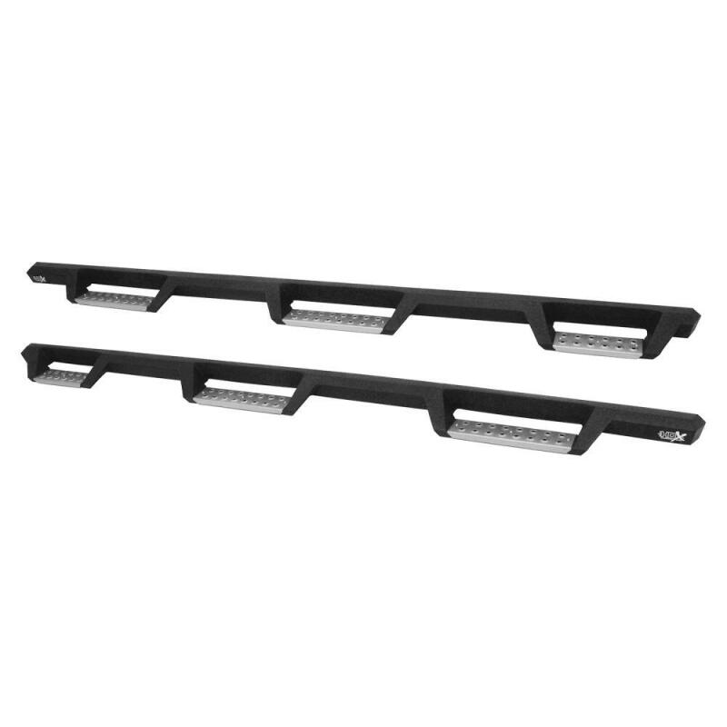 Westin/HDX 99-16 Ford F-250/350 Crew Cab (6.75ft Bed) Stainless Drop Nerf Step Bars - Textured Black