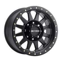 Load image into Gallery viewer, Method MR304 Double Standard 18x9 +18mm Offset 8x6.5 130.81mm CB Matte Black Wheel