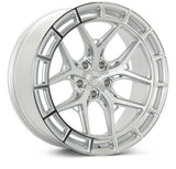 Vossen HFX-1 23x10.5 - 5x130 - ET25 - Mid - 84.1 - Silver Polished Wheel