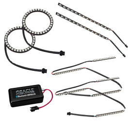 Oracle 15-17 Ford Mustang V6/GT/Shelby Dynamic DRL  w/ Halo Kit - ColorSHIFT - Dynamic