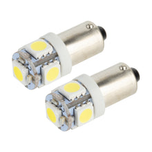 Load image into Gallery viewer, Oracle BA9S 5 LED 3 Chip Bayonet Bulbs (Pair) - White SEE WARRANTY