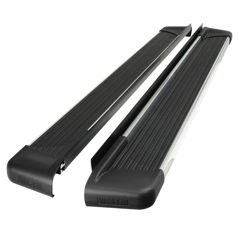 Westin SG6 Polished Aluminum Running Boards 85.50 in