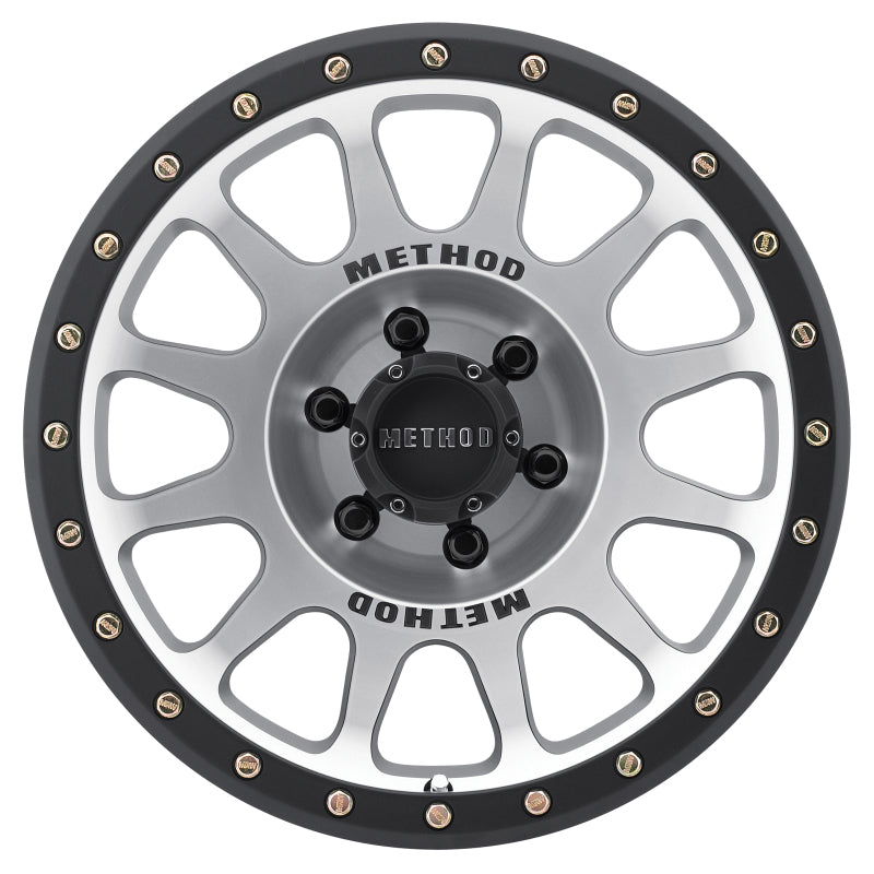 Method MR305 NV 17x8.5 0mm Offset 6x5.5 108mm CB Machined/Black Street Loc Wheel