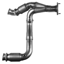 Load image into Gallery viewer, Kooks 99-06 GM 1500 Series 3in x OEM Out Cat SS Y Pipe Kooks HDR Req