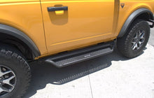 Load image into Gallery viewer, Go Rhino 2021+ Ford Bronco Dominator Extreme D1 Side Steps w/Brackets - Textured Black